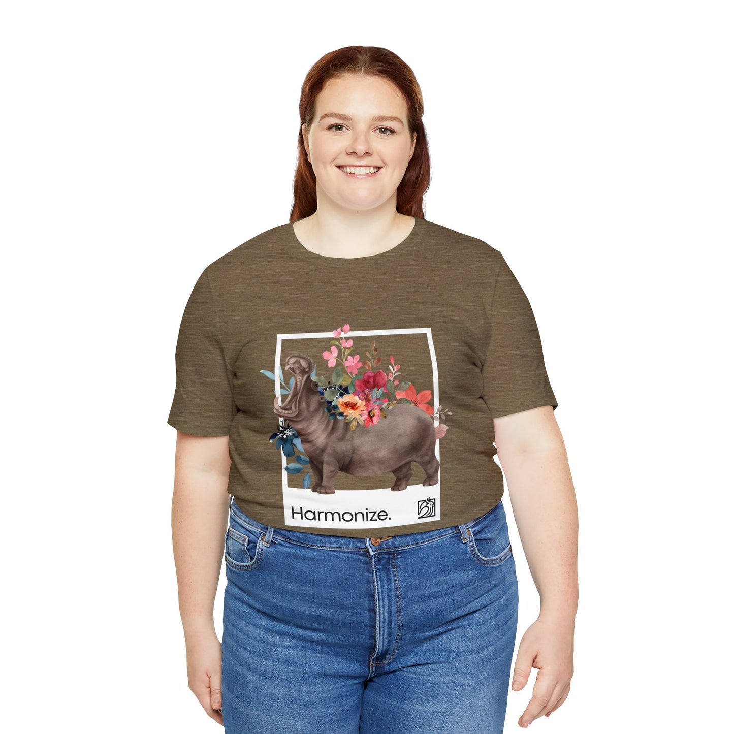 Hippo In Harmony Unisex Tee