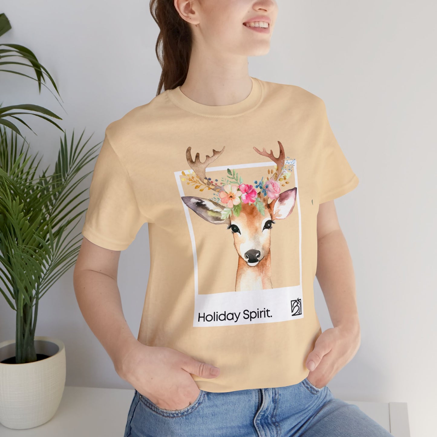 Holiday Reindeer Unisex Tee