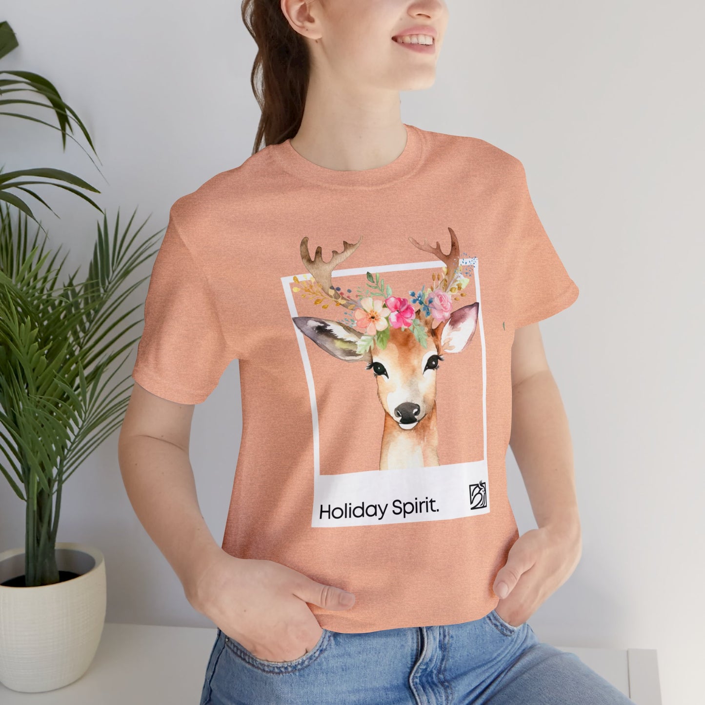 Holiday Reindeer Unisex Tee