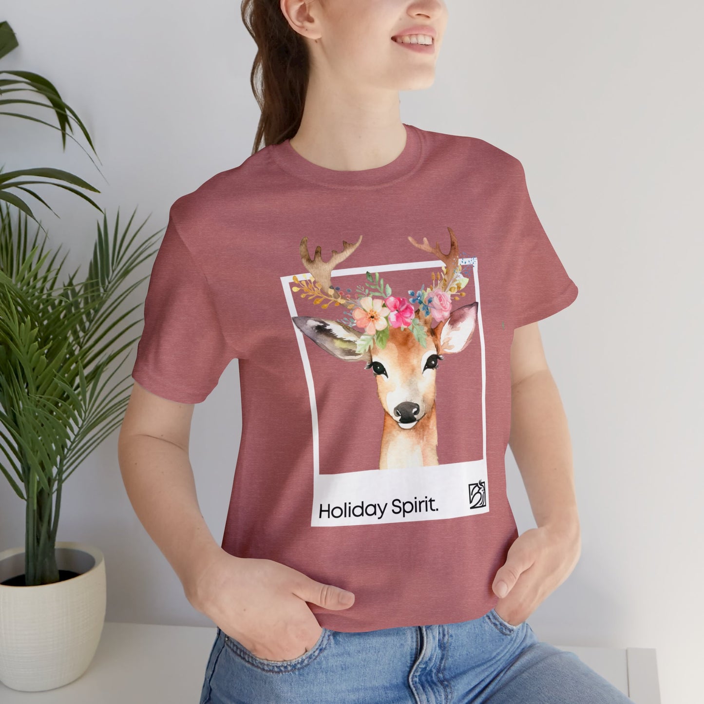 Holiday Reindeer Unisex Tee