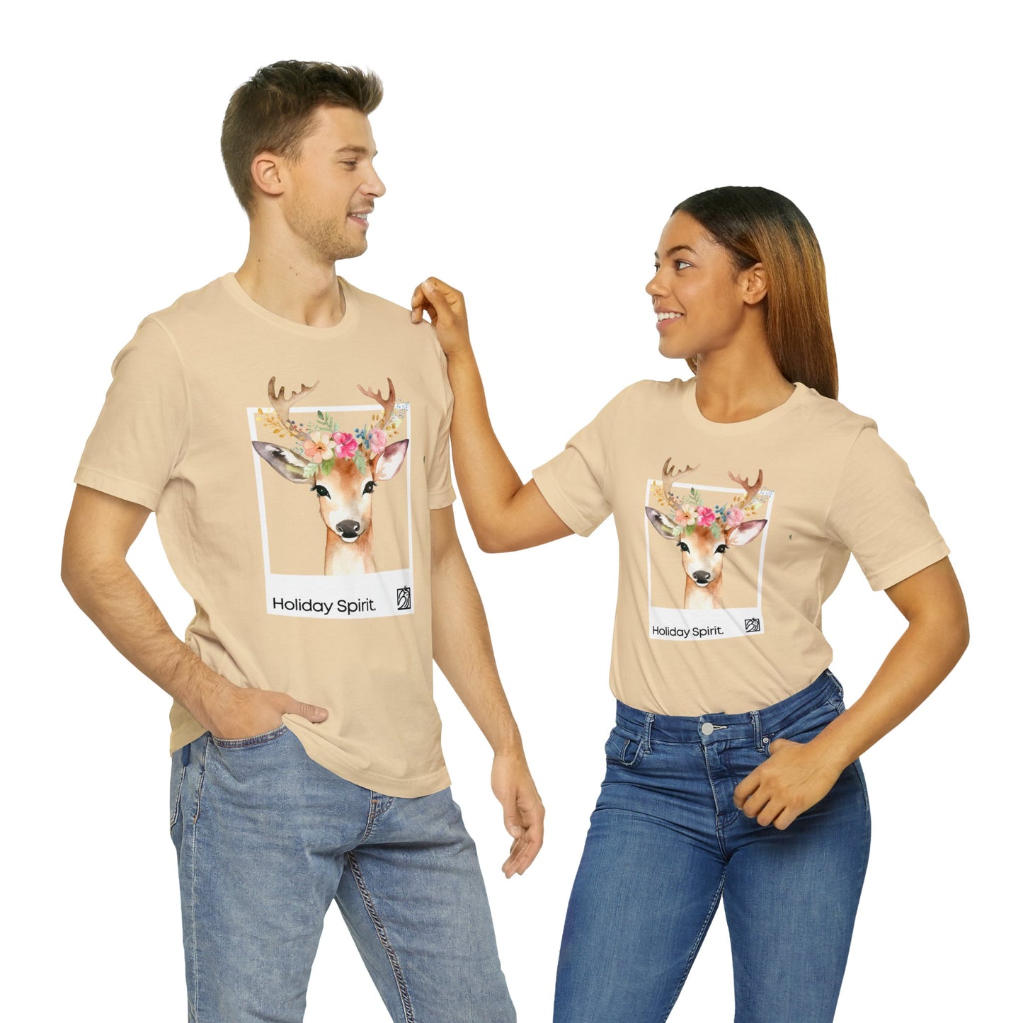 Holiday Reindeer Unisex Tee