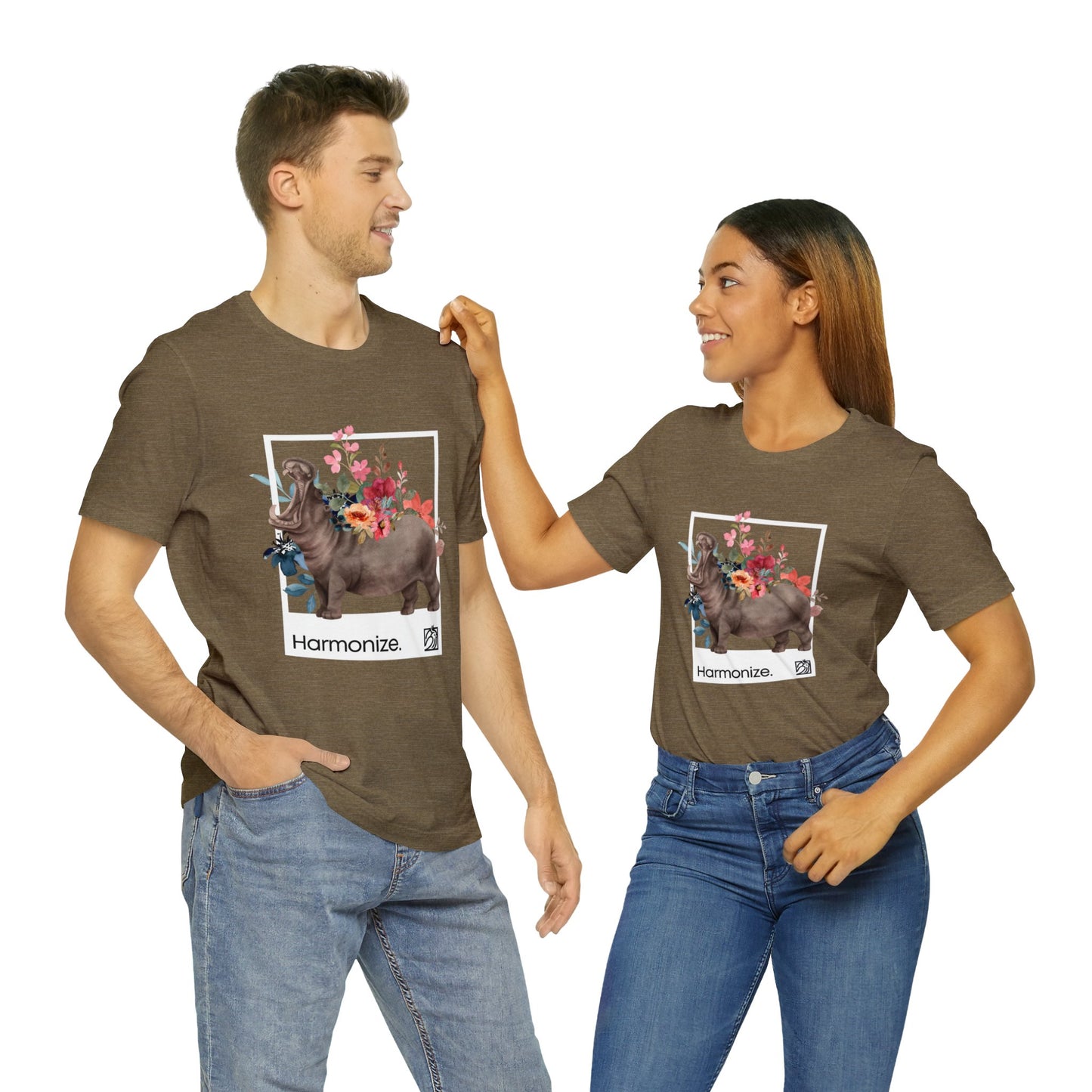 Hippo In Harmony Unisex Tee