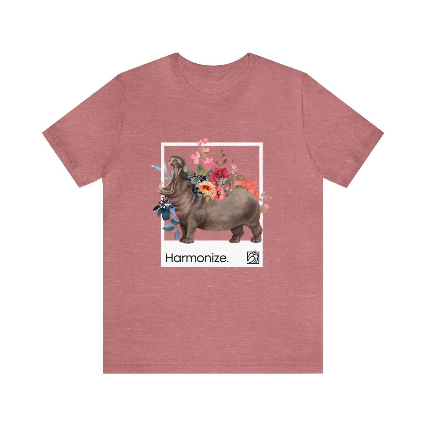Hippo In Harmony Unisex Tee