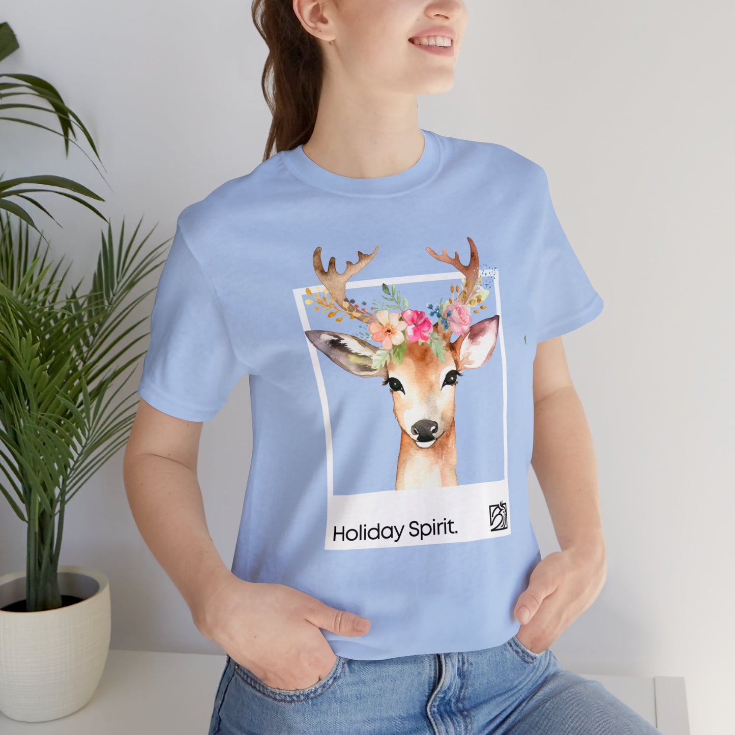 Holiday Reindeer Unisex Tee