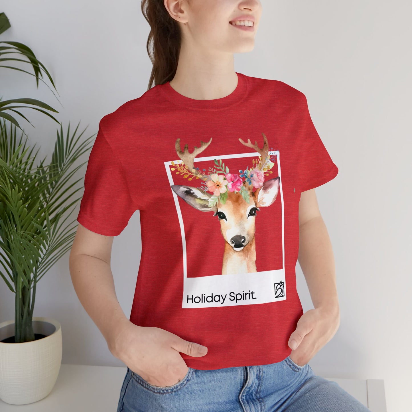 Holiday Reindeer Unisex Tee