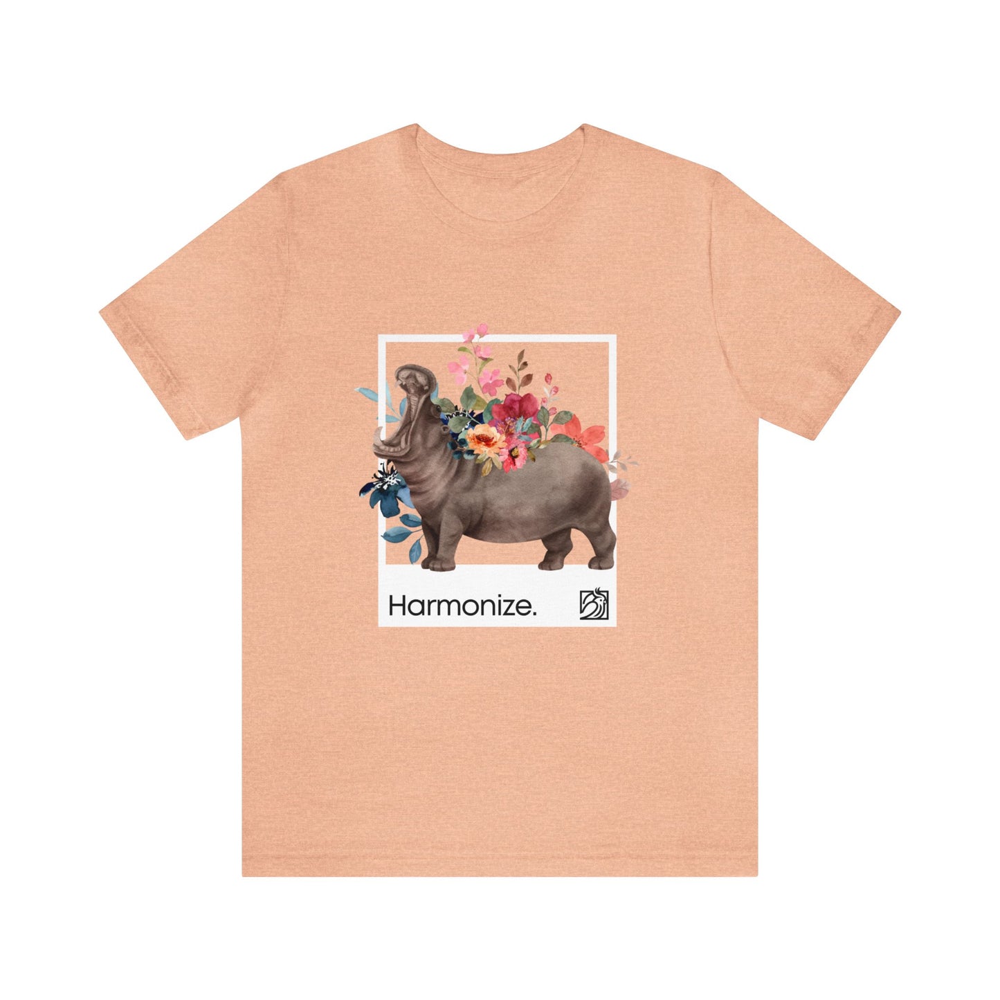 Hippo In Harmony Unisex Tee