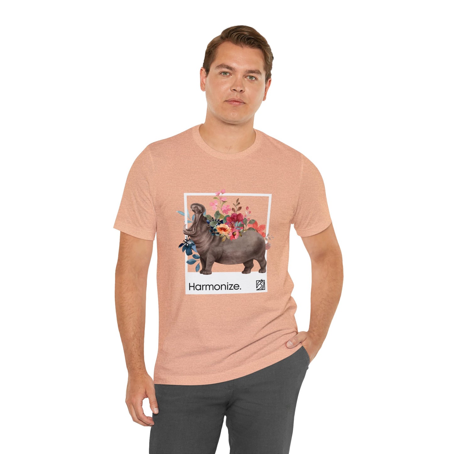 Hippo In Harmony Unisex Tee