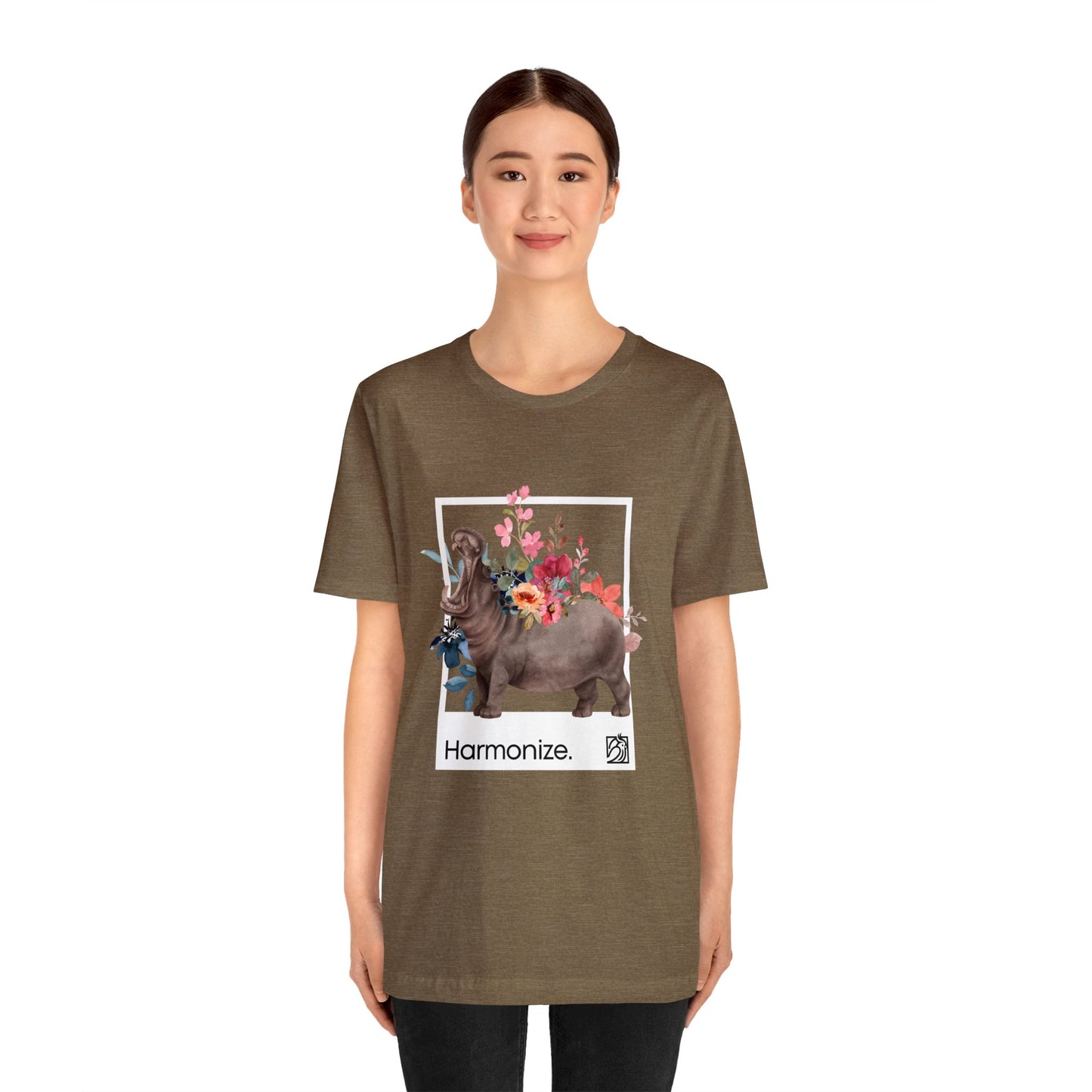Hippo In Harmony Unisex Tee