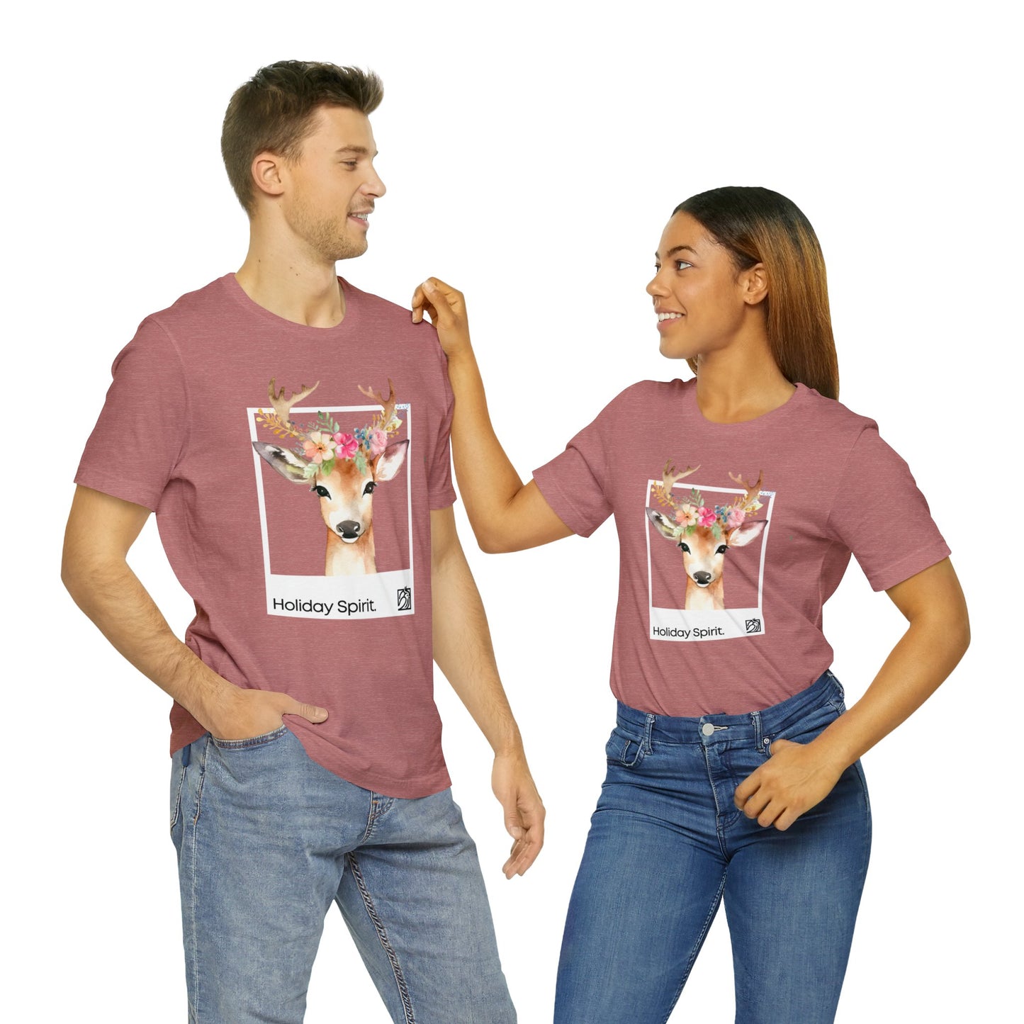 Holiday Reindeer Unisex Tee