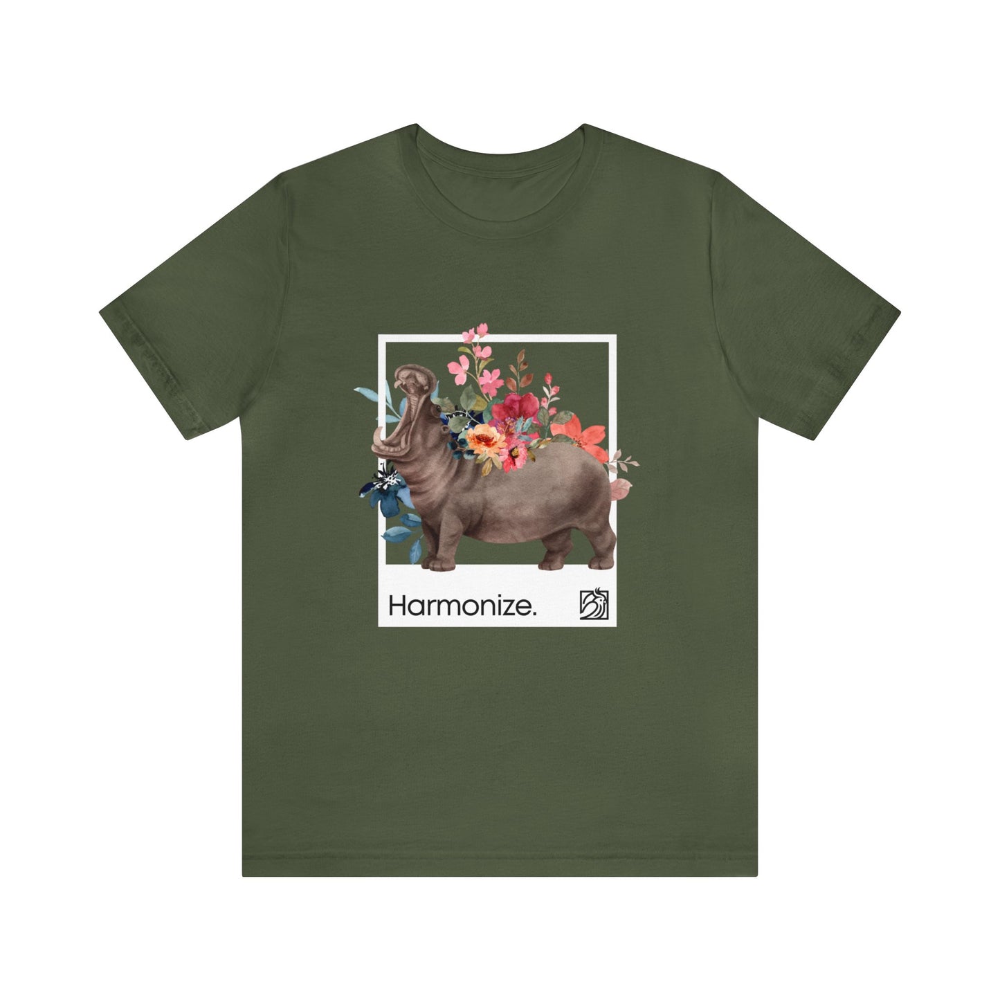 Hippo In Harmony Unisex Tee