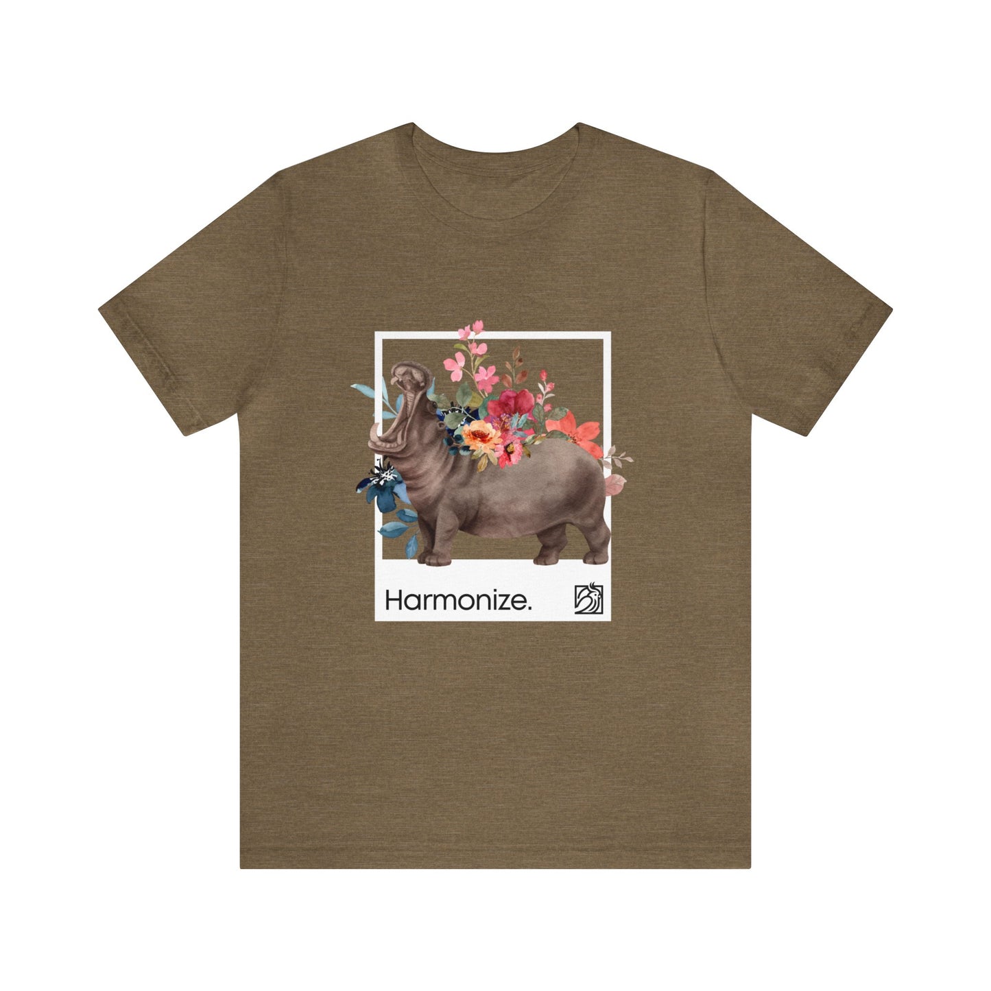 Hippo In Harmony Unisex Tee
