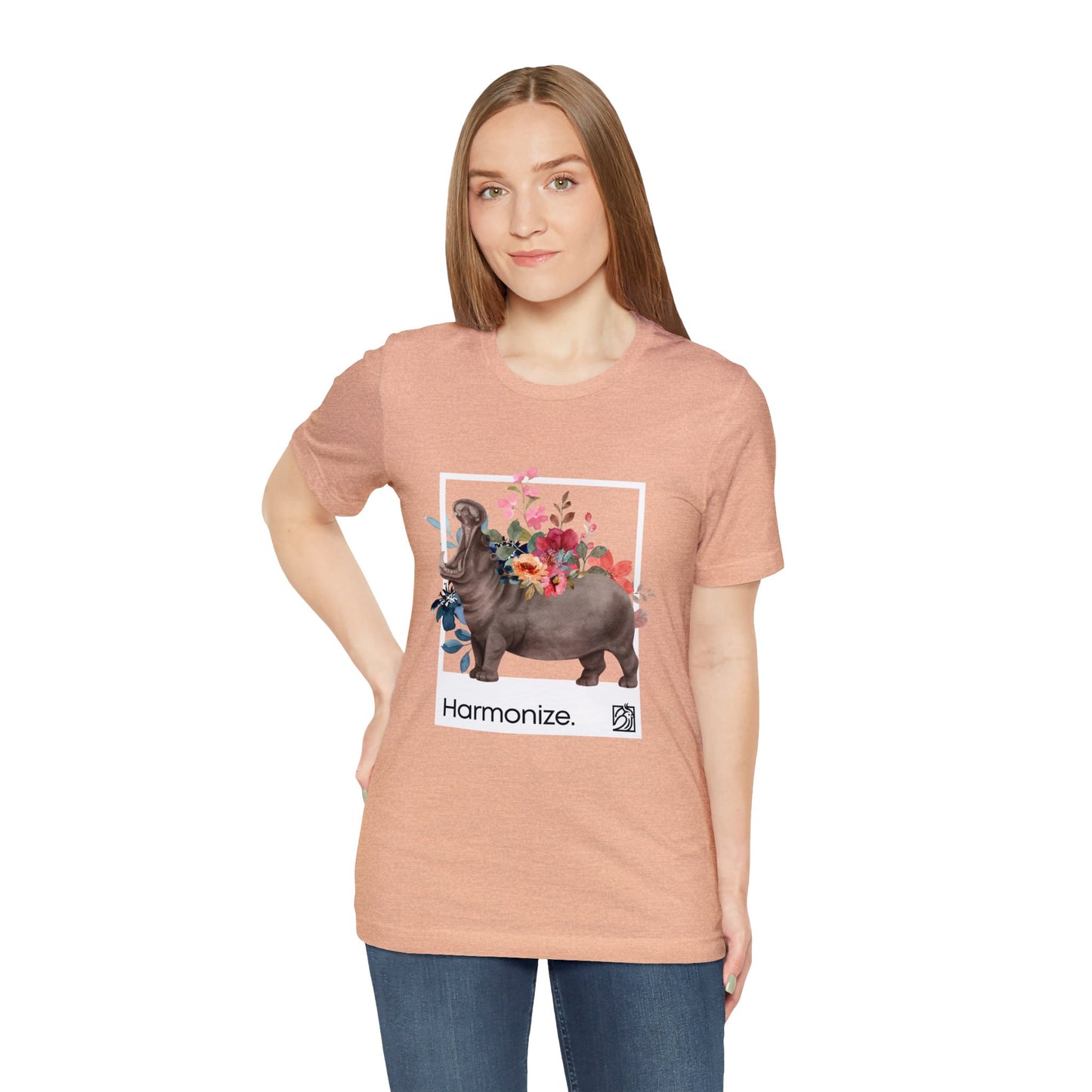 Hippo In Harmony Unisex Tee