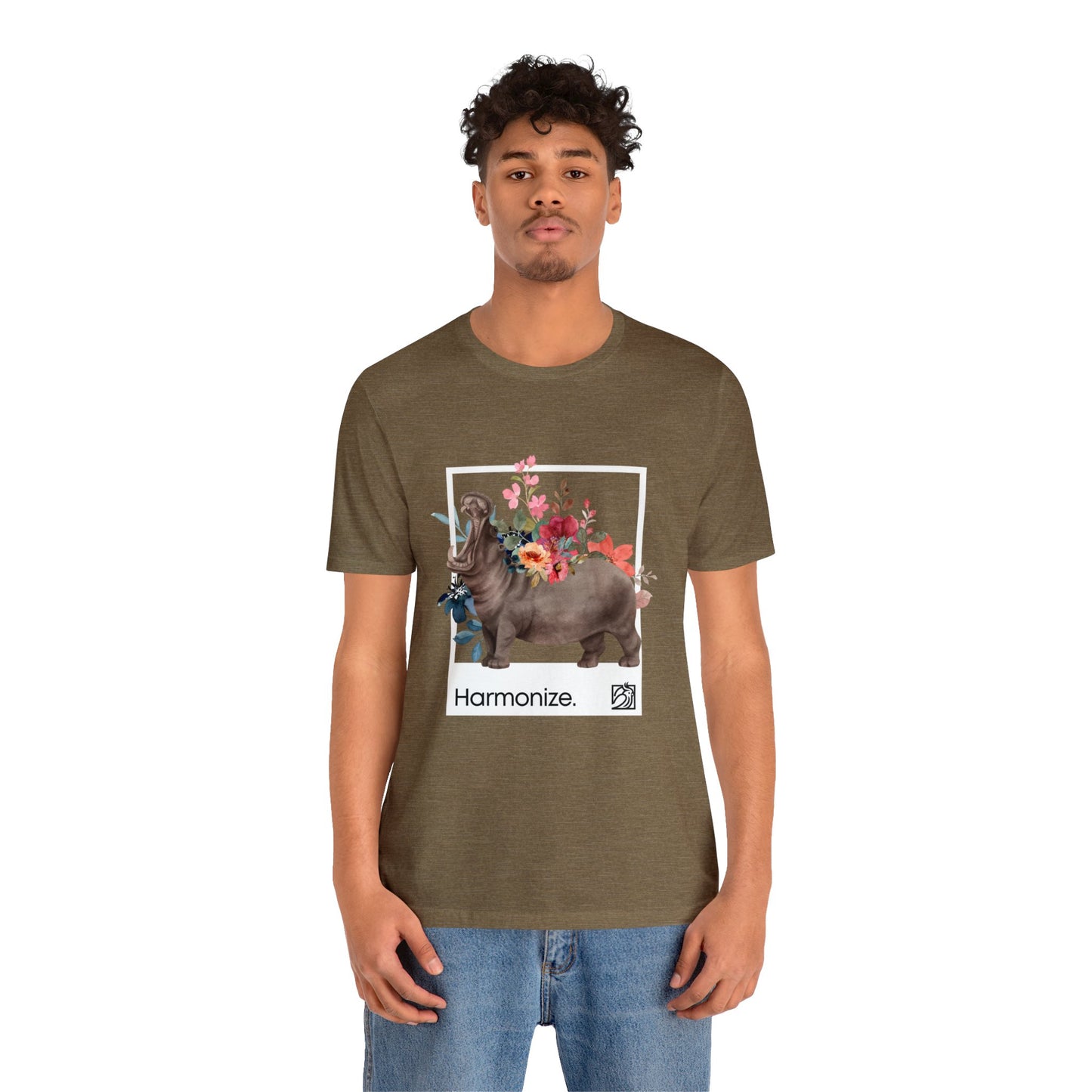 Hippo In Harmony Unisex Tee