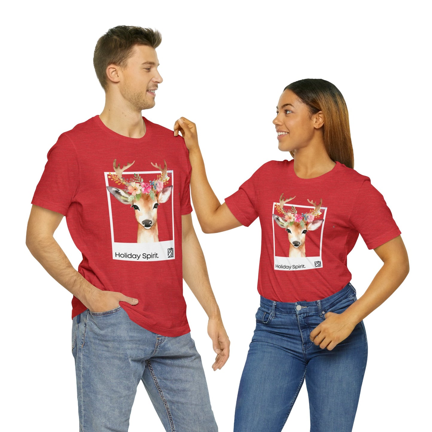 Holiday Reindeer Unisex Tee