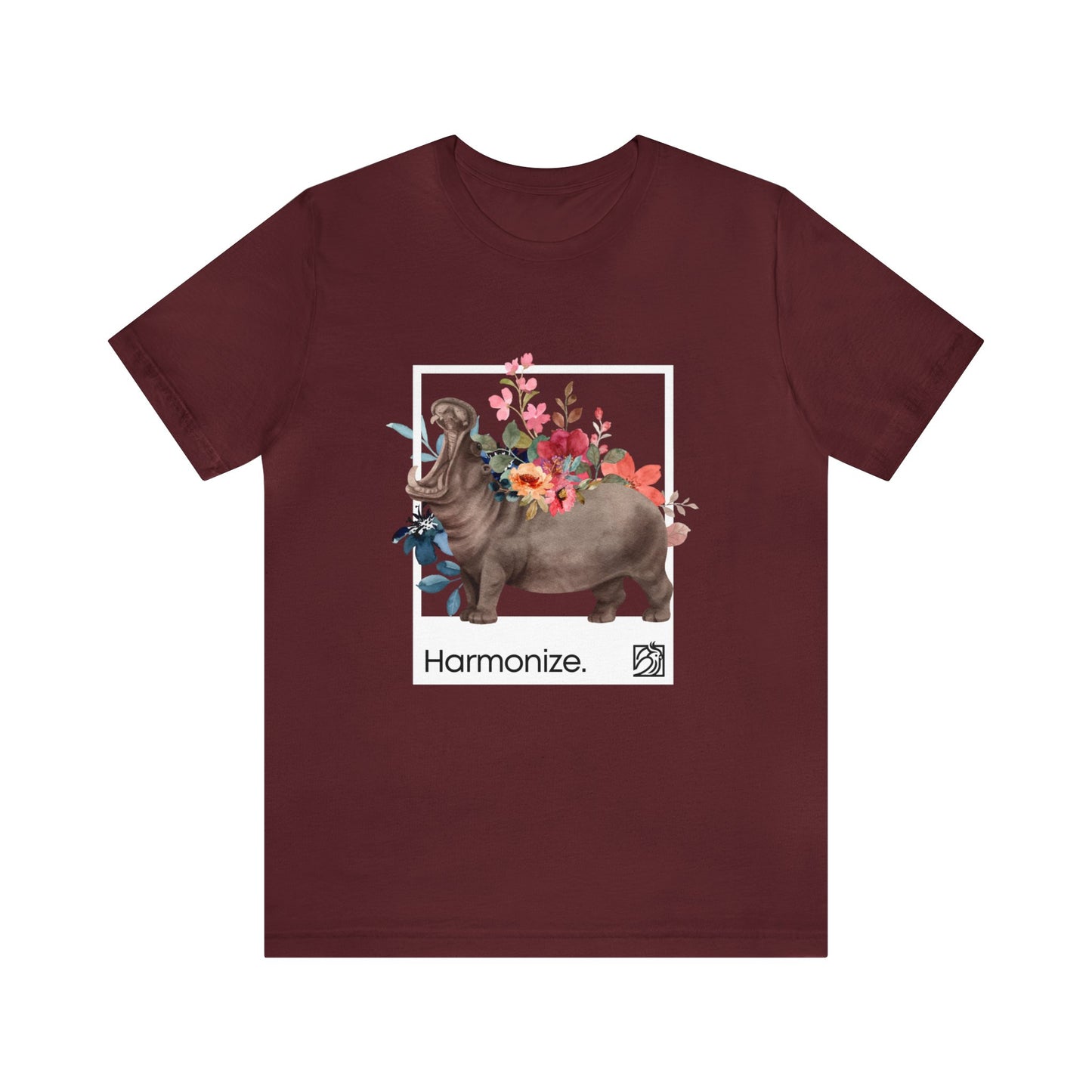 Hippo In Harmony Unisex Tee