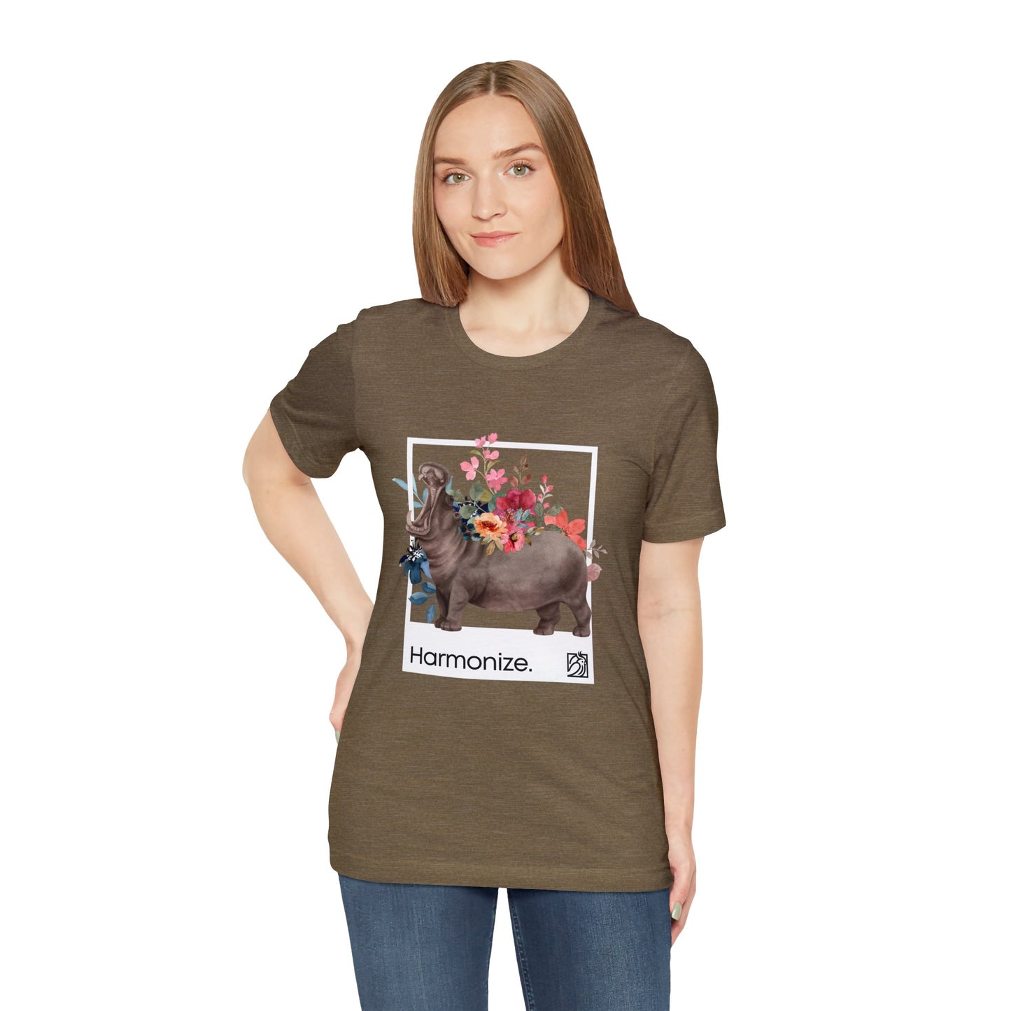 Hippo In Harmony Unisex Tee