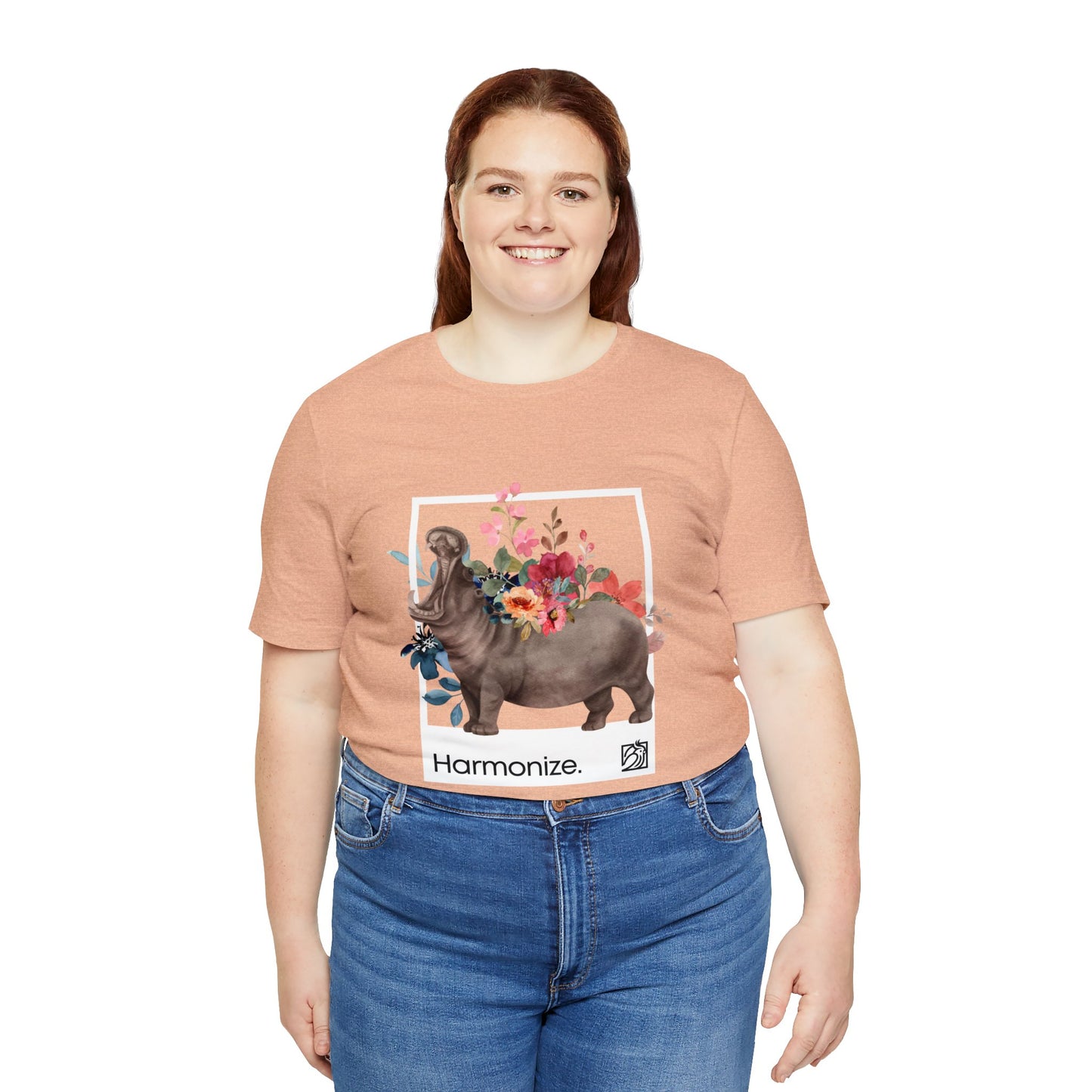 Hippo In Harmony Unisex Tee