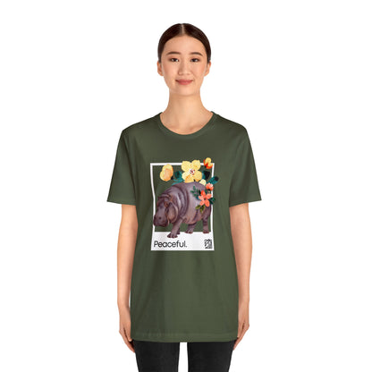 Peaceful Rhino Unisex Tee