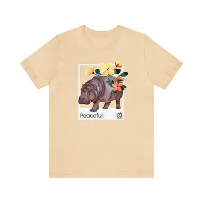 Peaceful Rhino Unisex Tee