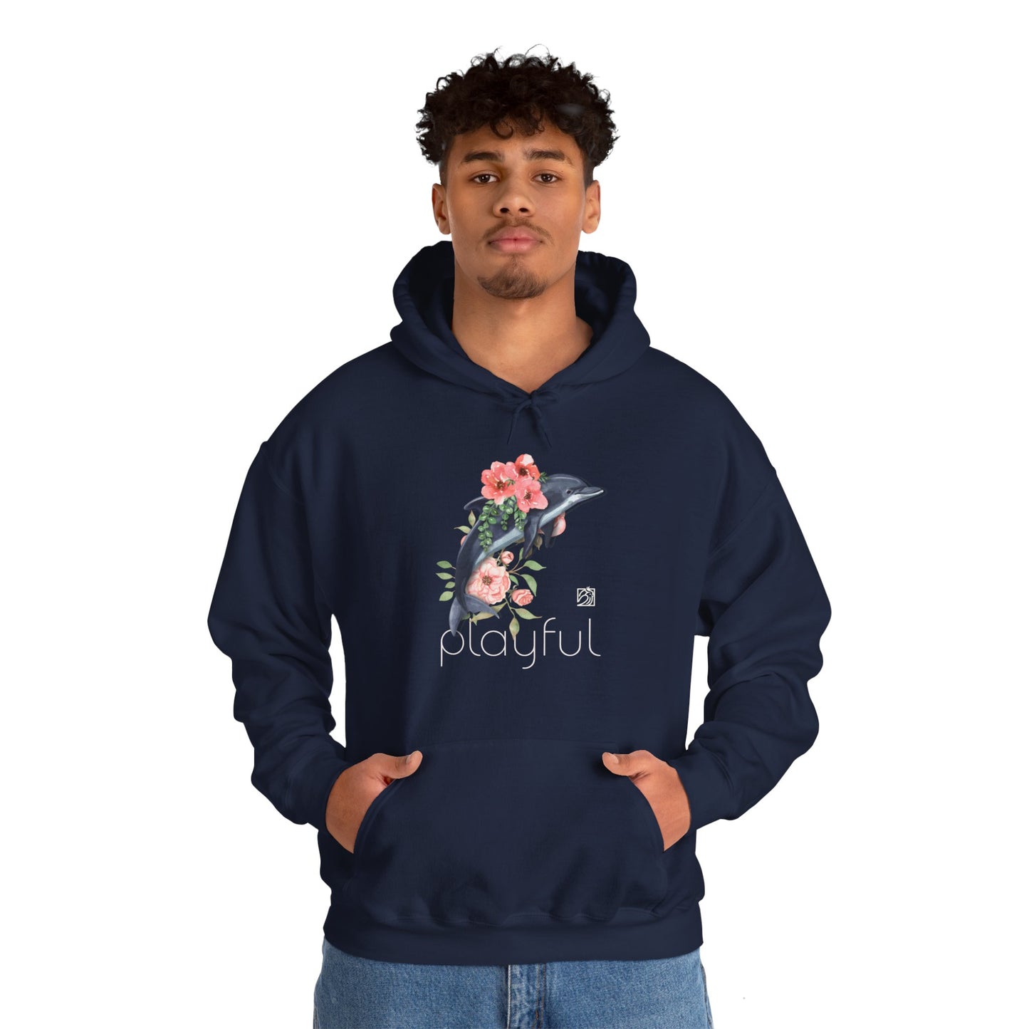 Dolphin Unisex Heavy Blend™ Hooded Sweatshirt