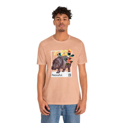 Peaceful Rhino Unisex Tee