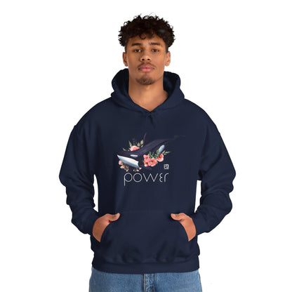 Powerful Orca Unisex Heavy Blend™ Hooded Sweatshirt