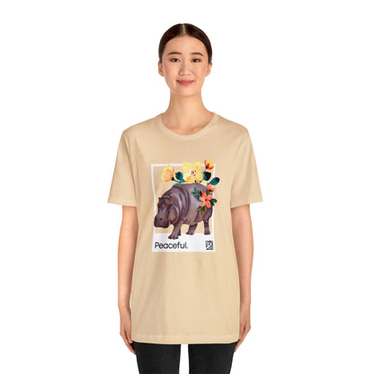 Peaceful Rhino Unisex Tee