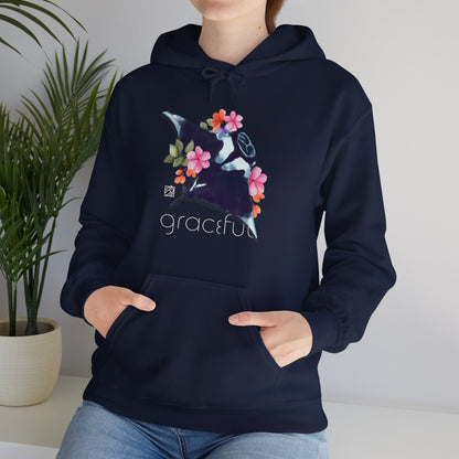 Graceful Stingray Unisex Heavy Blend™ Hooded Sweatshirt