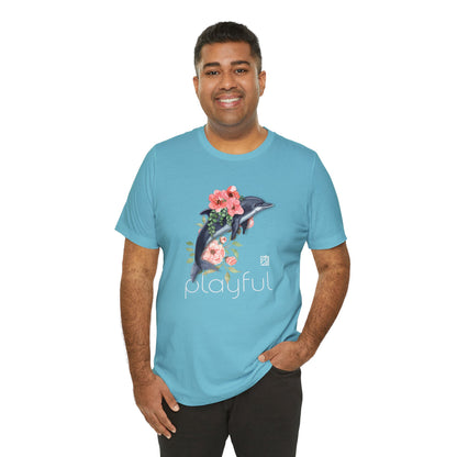 Playful Dolphin Unisex Tee