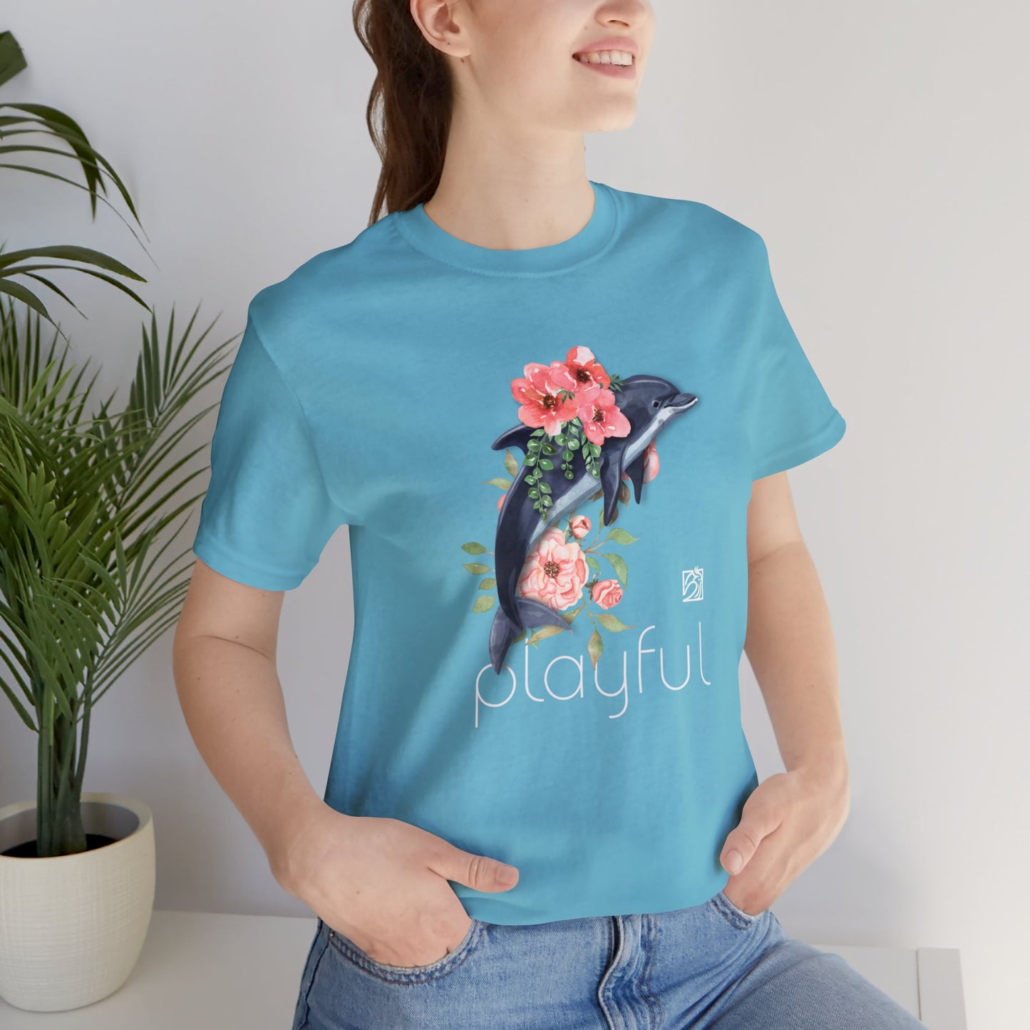 Playful Dolphin Unisex Tee