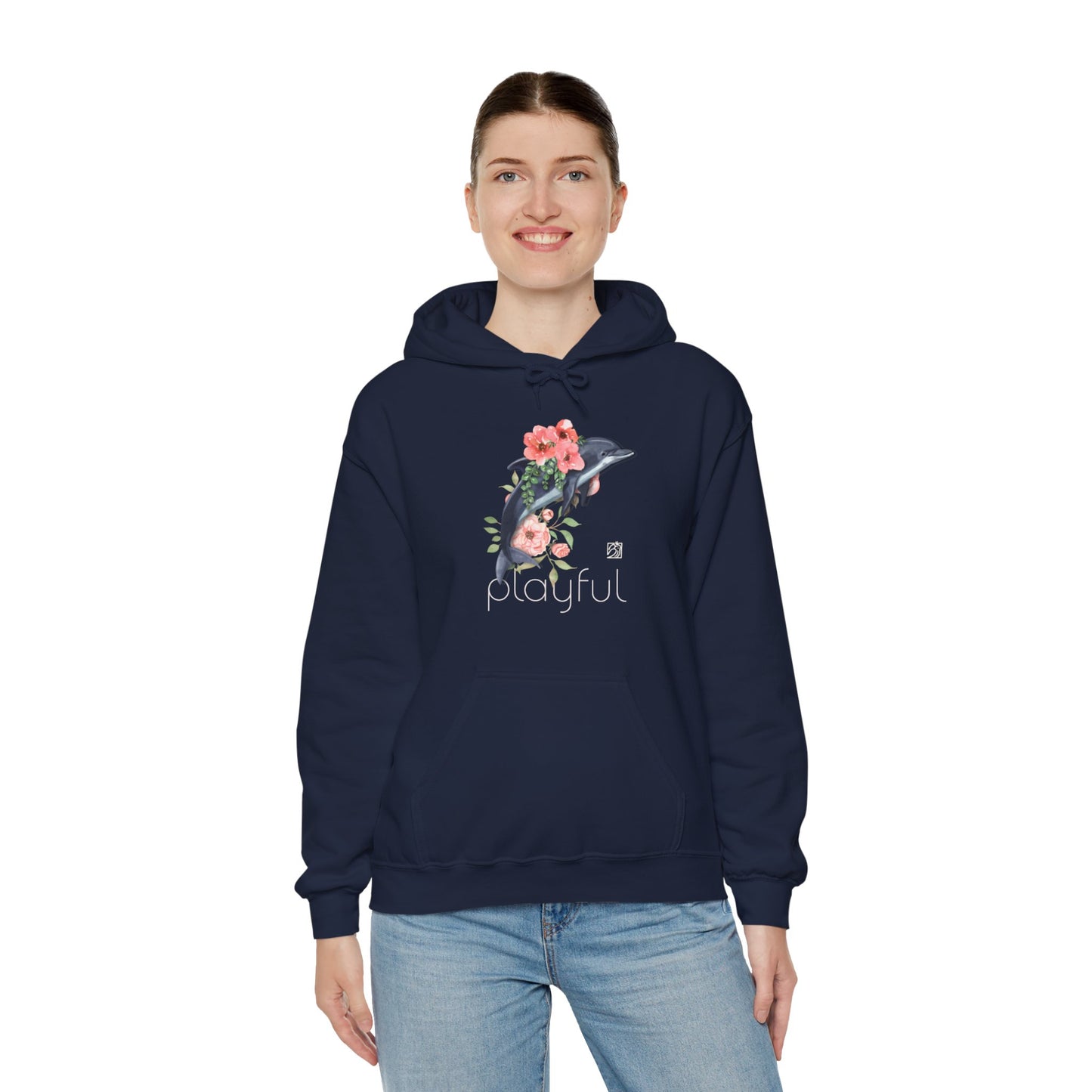 Dolphin Unisex Heavy Blend™ Hooded Sweatshirt