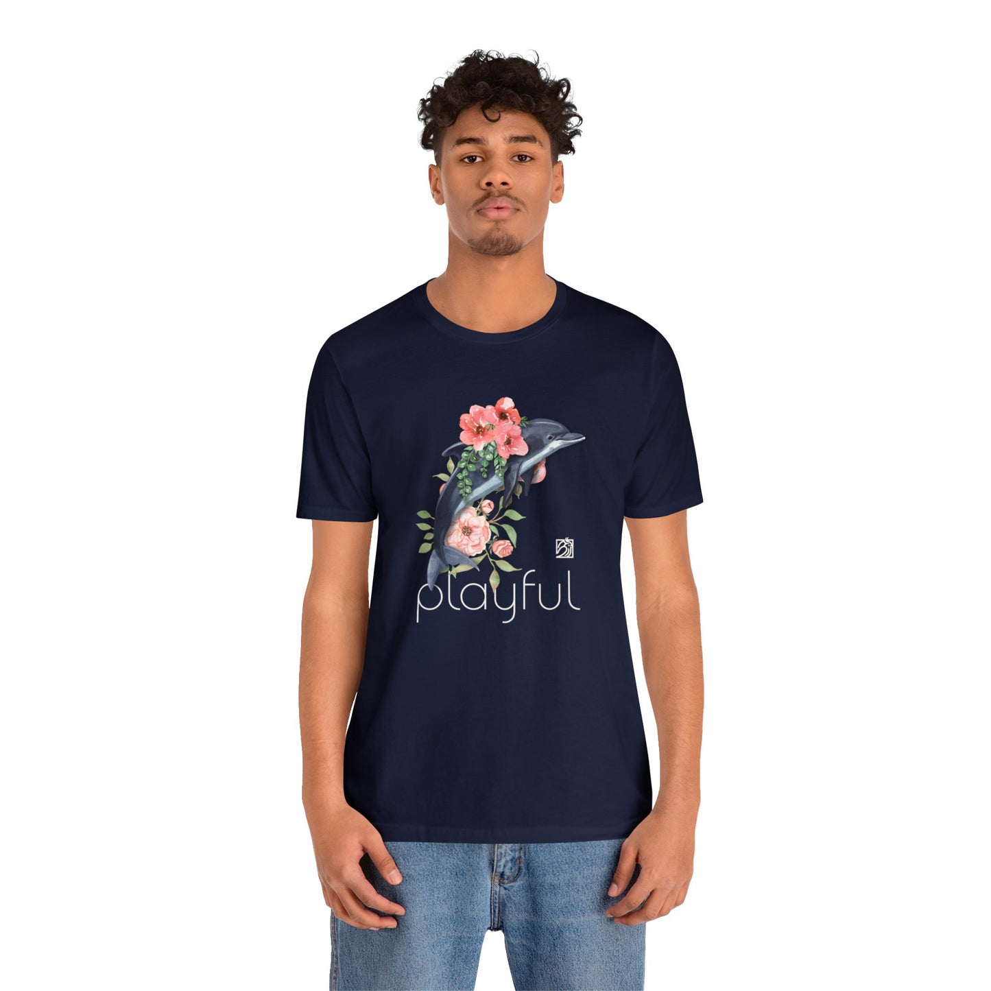 Playful Dolphin Unisex Tee