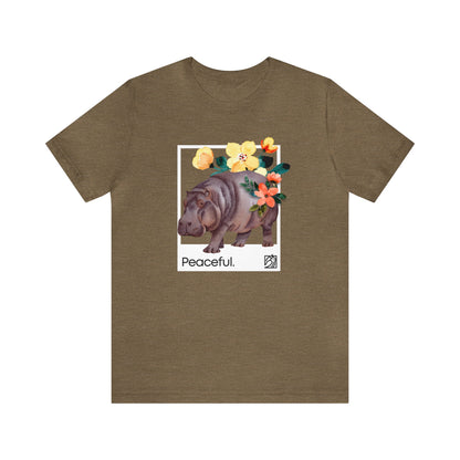 Peaceful Rhino Unisex Tee