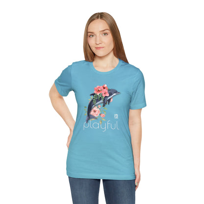 Playful Dolphin Unisex Tee