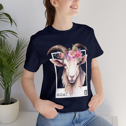 Adventurous Goat Unisex Tee