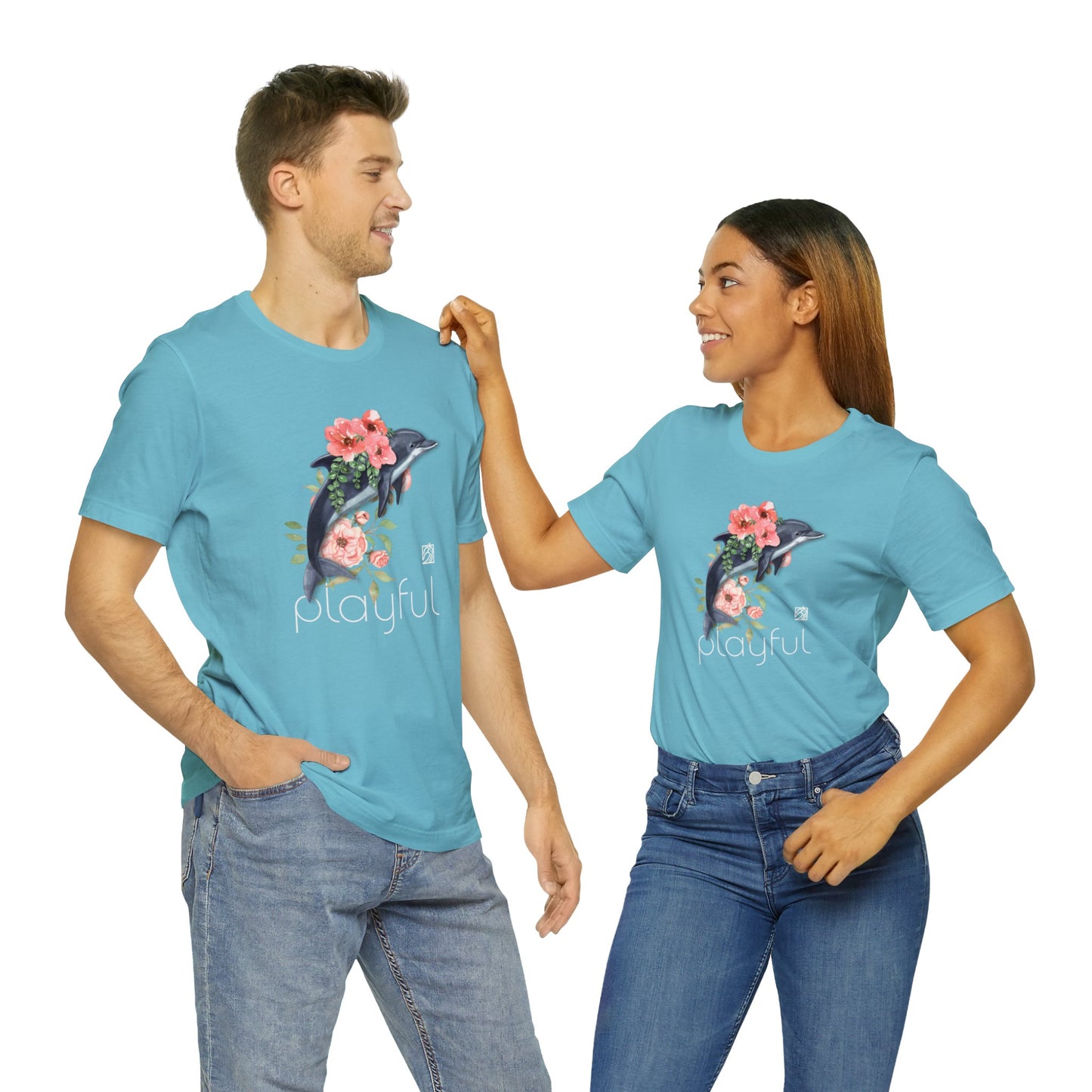 Playful Dolphin Unisex Tee