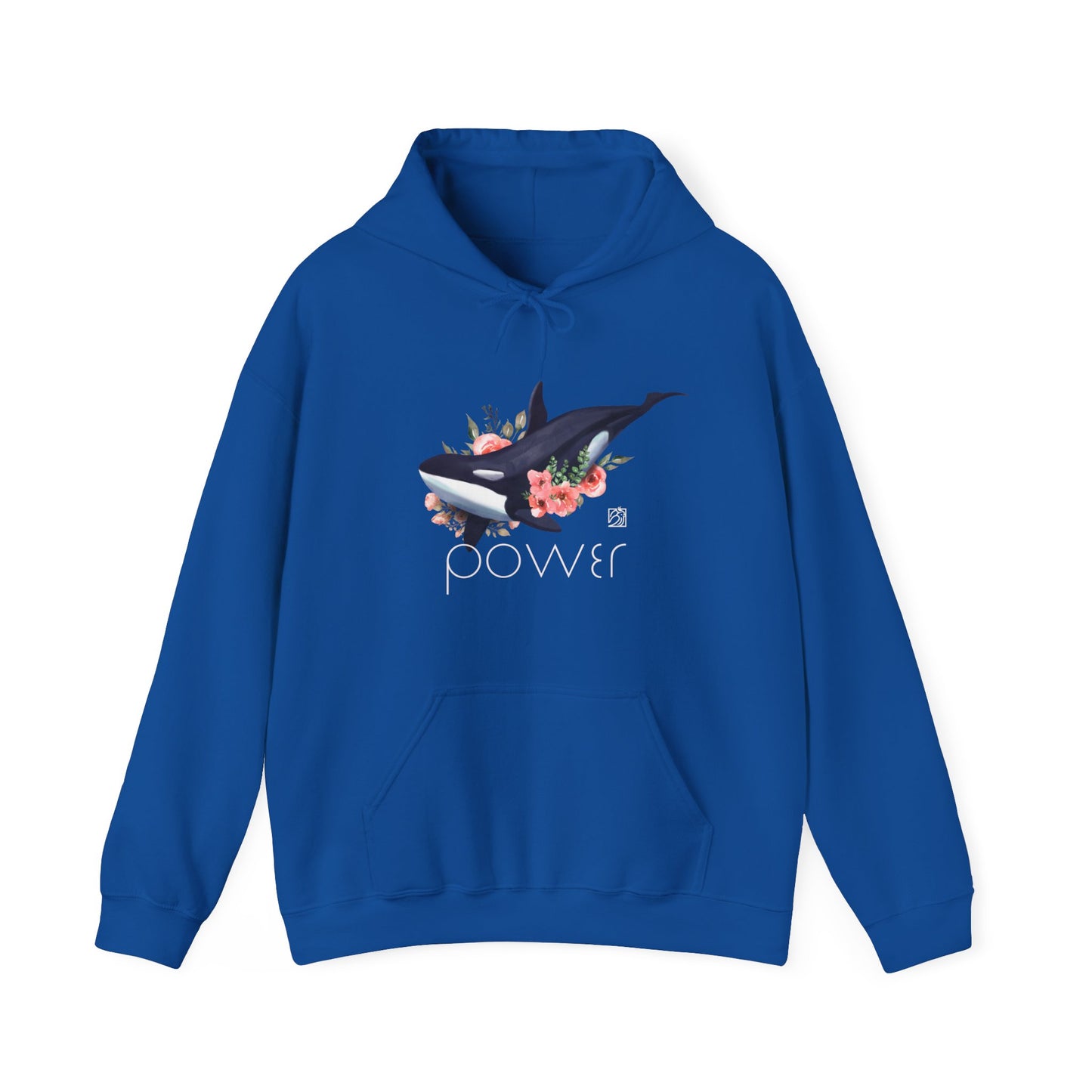 Powerful Orca Unisex Heavy Blend™ Hooded Sweatshirt