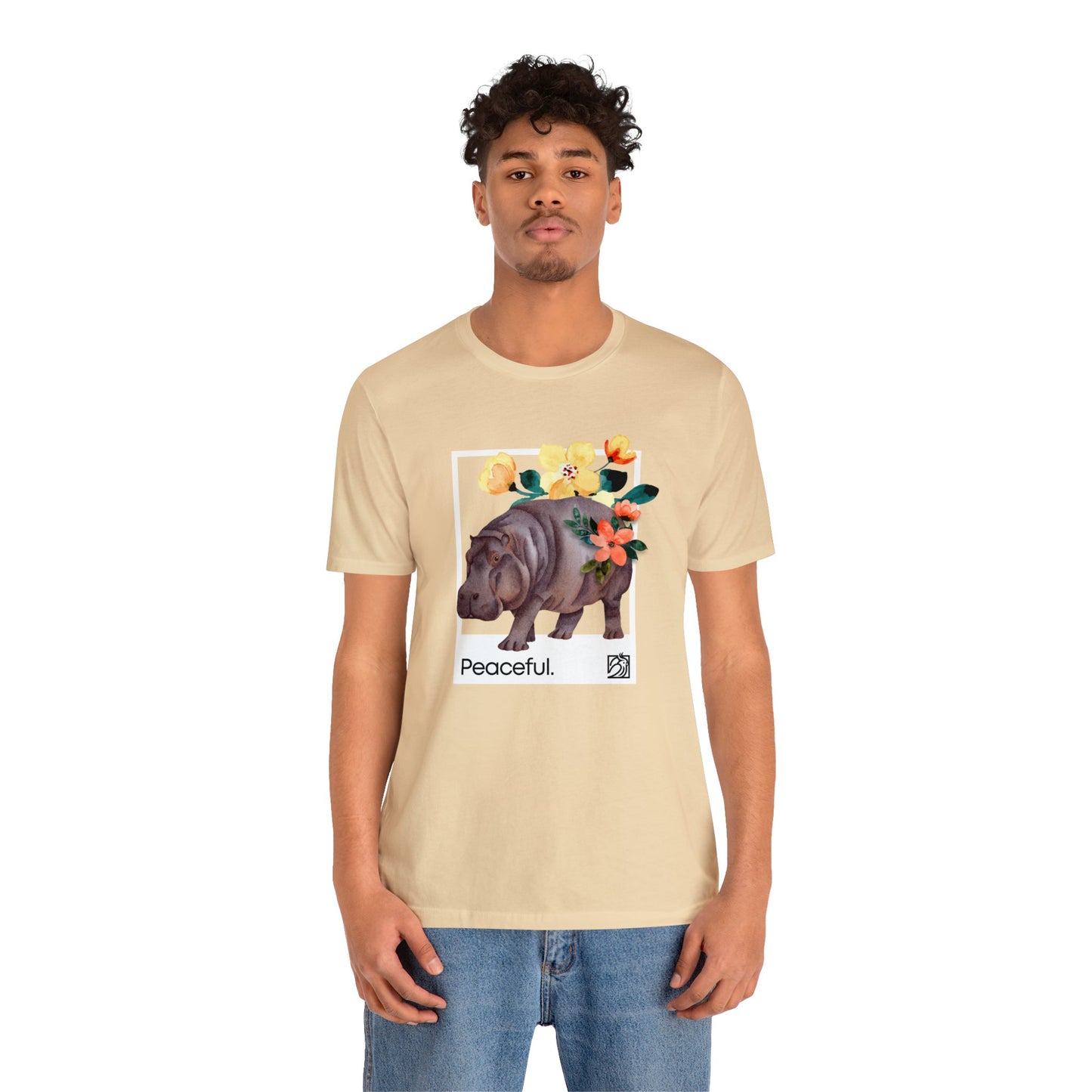 Peaceful Rhino Unisex Tee