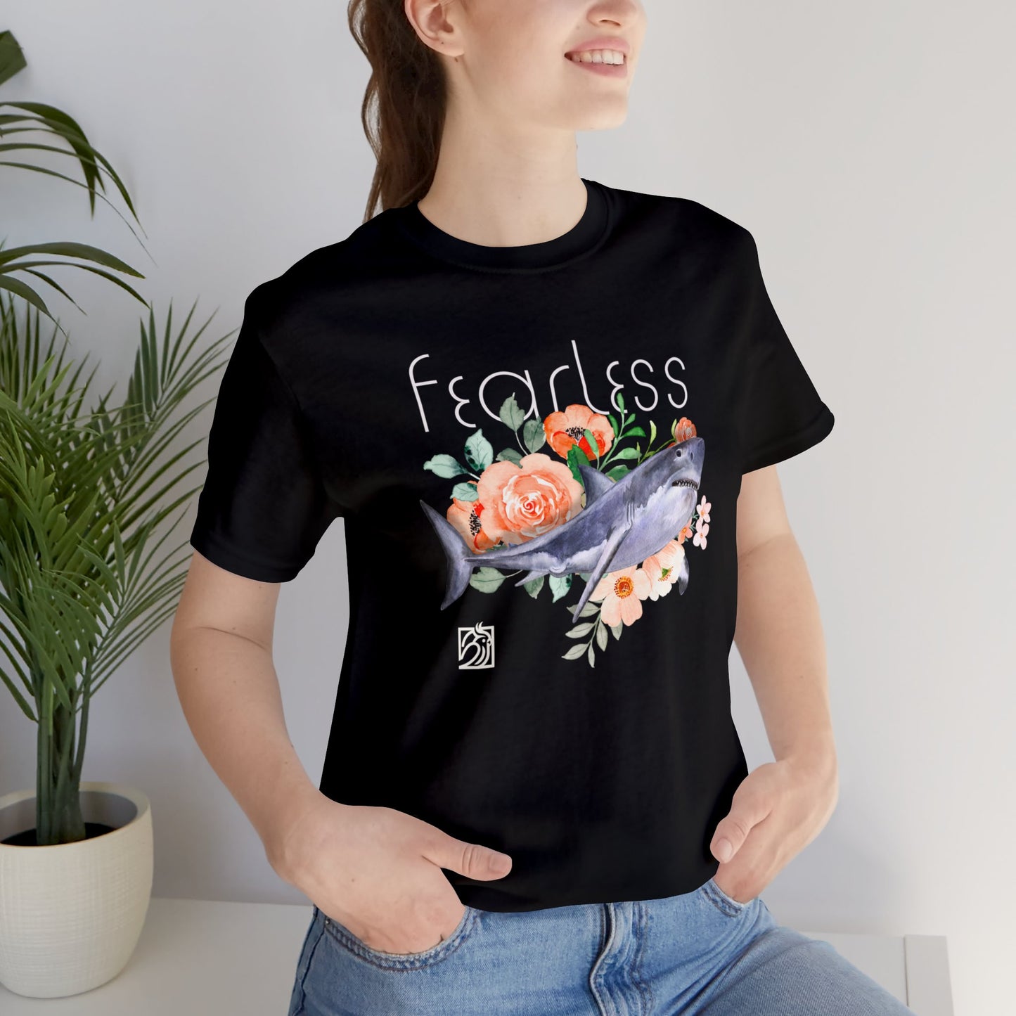 Fearless Shark Unisex Tee