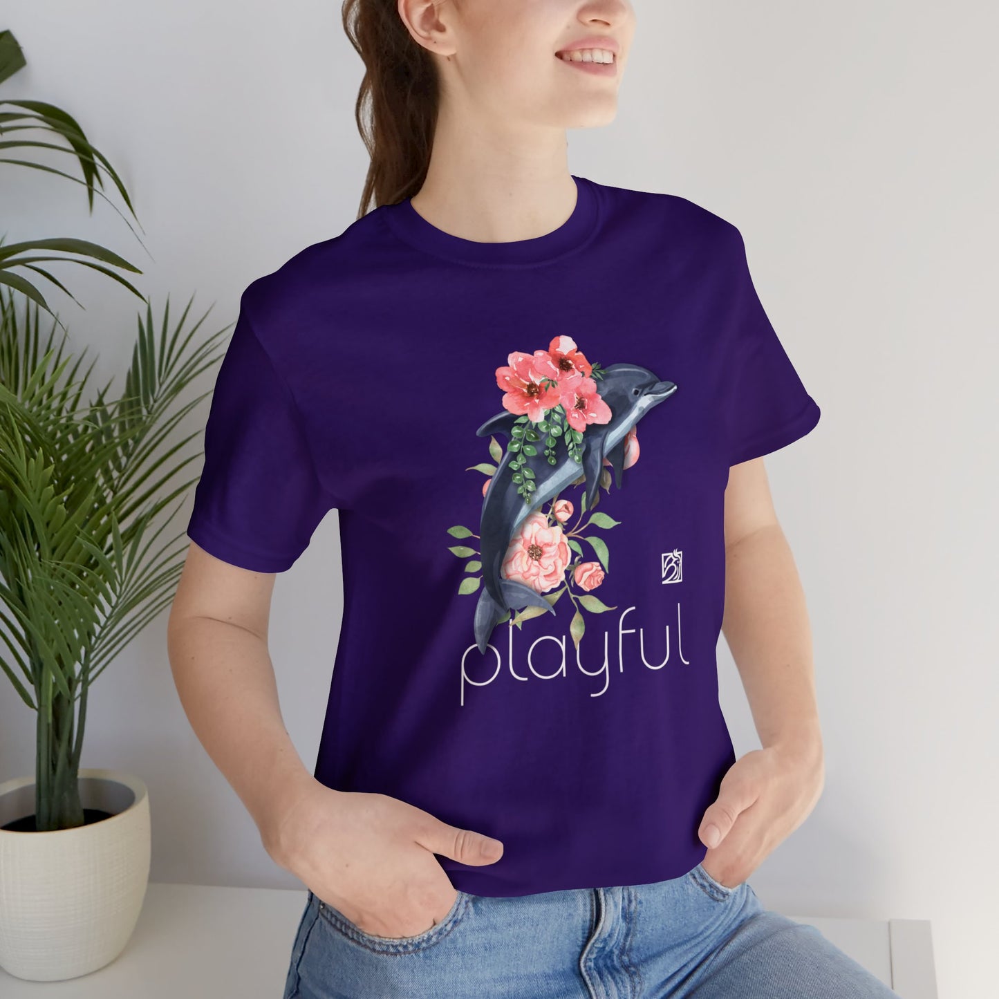 Playful Dolphin Unisex Tee