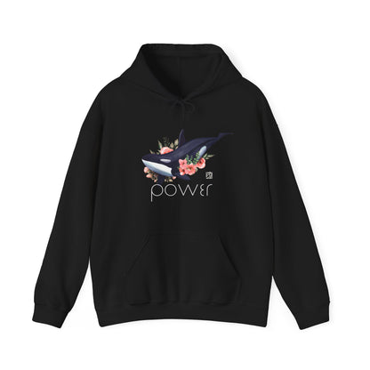 Powerful Orca Unisex Heavy Blend™ Hooded Sweatshirt