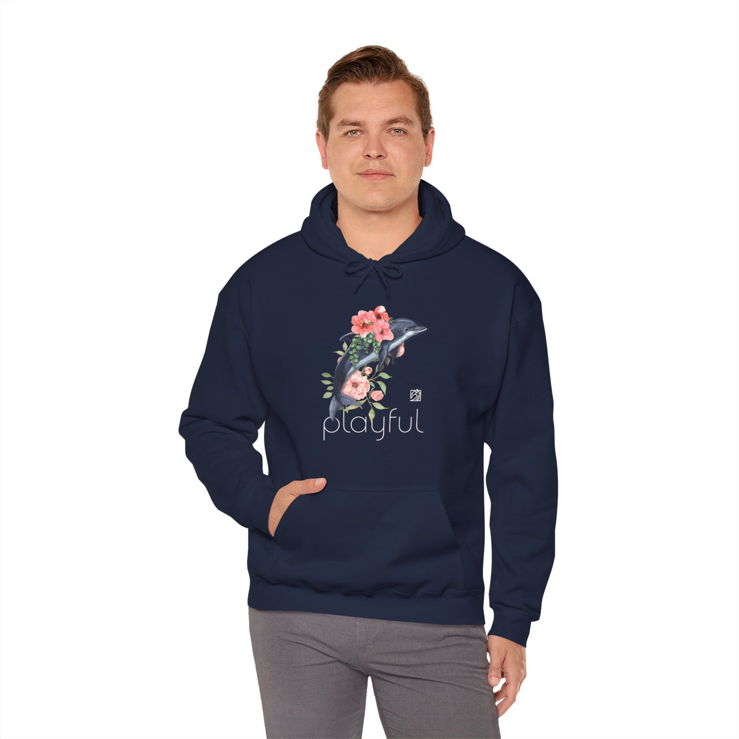 Dolphin Unisex Heavy Blend™ Hooded Sweatshirt