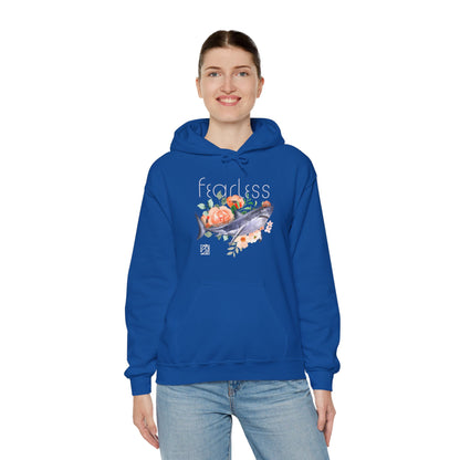 Fearless Shark Unisex Heavy Blend™ Hooded Sweatshirt