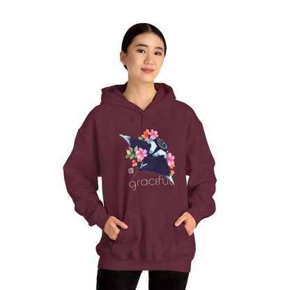 Graceful Stingray Unisex Heavy Blend™ Hooded Sweatshirt