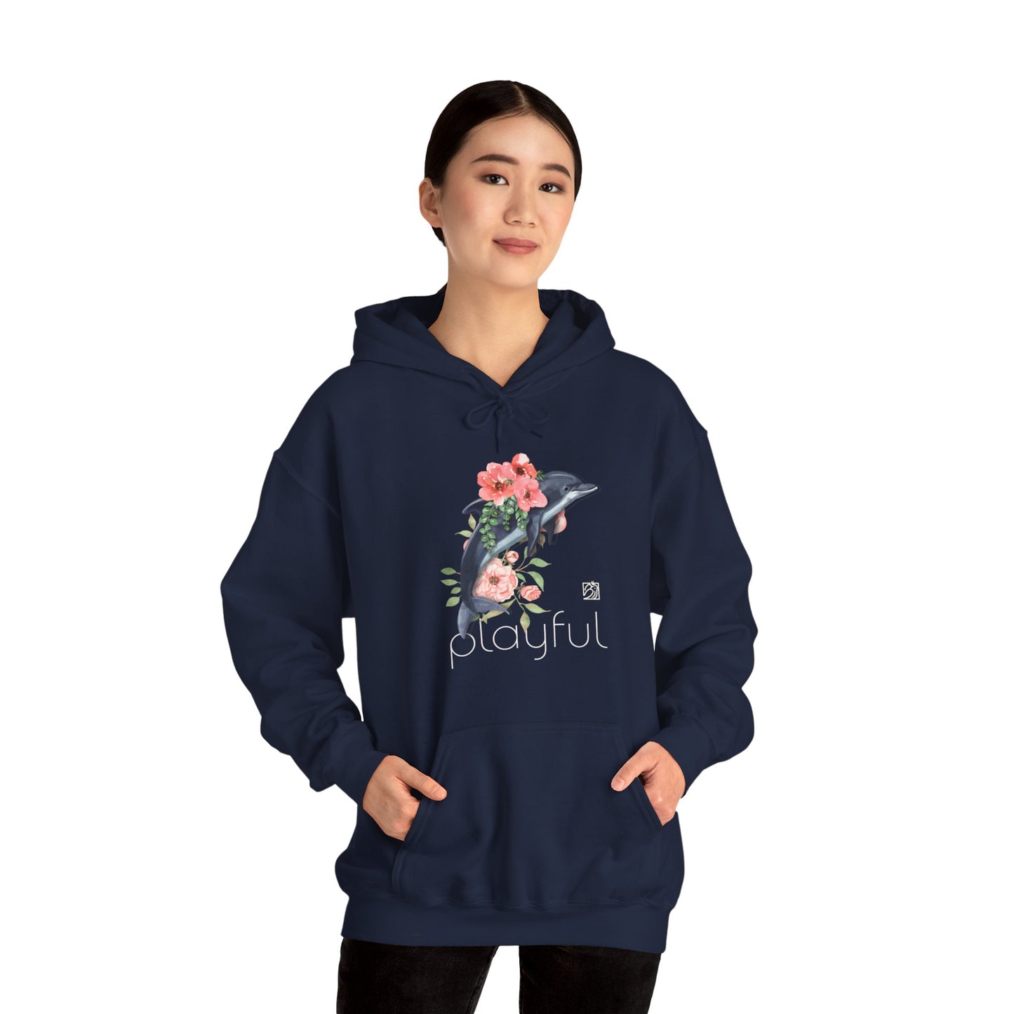 Dolphin Unisex Heavy Blend™ Hooded Sweatshirt